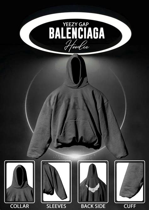 Yeezy Gap Balenciaga Dove Hoodie - Wilson Jackets