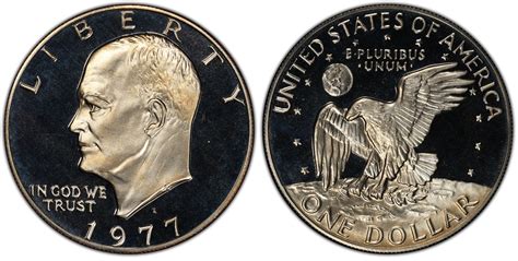 Coins & Money 1977-S Eisenhower Large Dollar Copper/Nickel Clad Proof ...