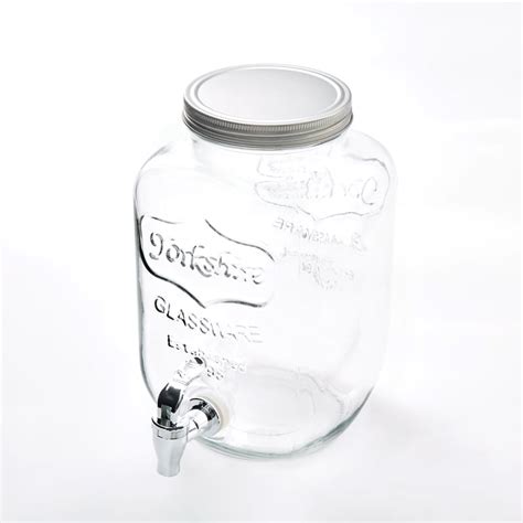 Buy Infinity Cuba Glass Dispenser With Lid - 4L from Home Centre at ...