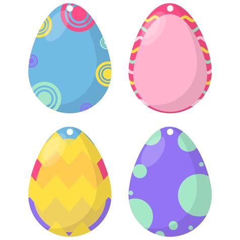 Printable Easter Eggs Name Tags - FREE Printable A-Z