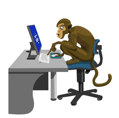 Image result for Monkey Using Computer Correctly