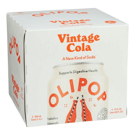 OLIPOP Prebiotic Soda, Vintage Cola (12 fl oz) Delivery or Pickup Near ...