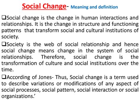 SOLUTION: Social change - Studypool