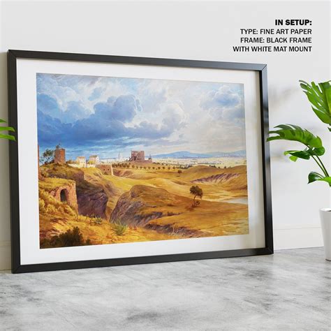 Buy Rome from the Via Appia Landscape Art Paintings & Prints Online ...