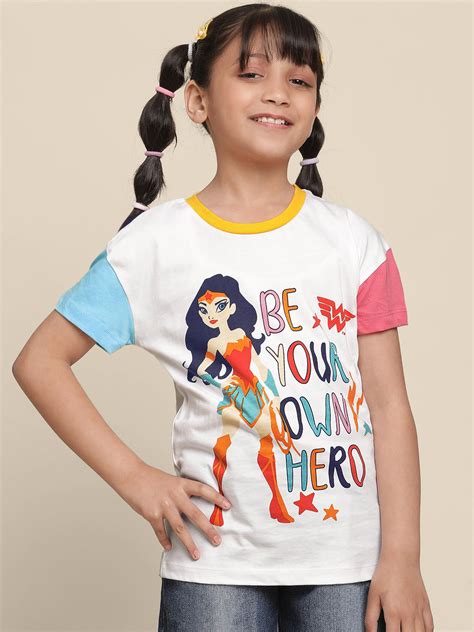 Wonder Woman Tshirt For Girls – Kidsville