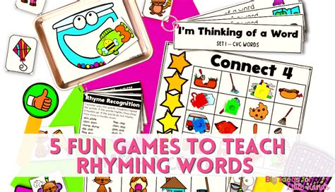 5 Fun Games to Teach Rhyming Words - Big Ideas for Little Hands
