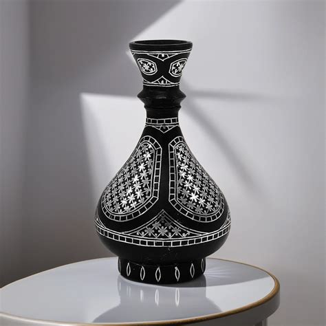 Bidri Silver Inlay Shahanai (4ich) | Bidri Work | Bidri Art – BIDRI