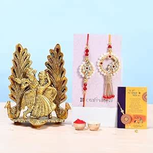 Buy Collectible India Rakhi Gift for Brother and Bhabhi Rakshabandhan ...