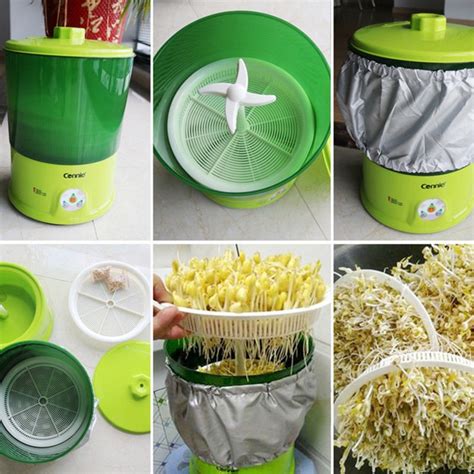 豆芽机家用全自动智能大容量发豆牙菜桶豆芽自制小型生绿豆芽罐盆-阿里巴巴
