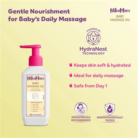 NikoMom Baby Massage Oil – 7NShop
