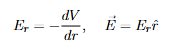 The electric potential (V ) and electric field (⃗ E) are closely ...