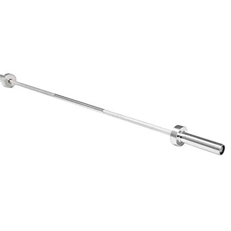 Buy CULTSPORT Unisex Stainless Steel Powerlift Black/Silver Barbell ...