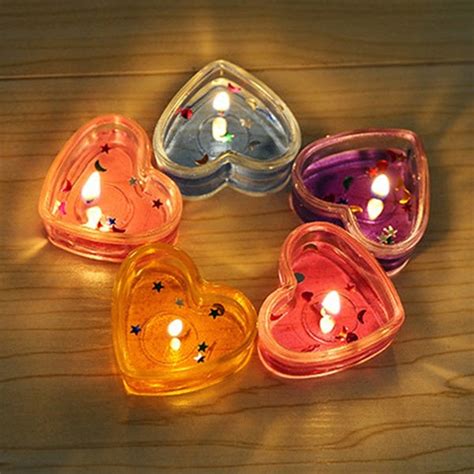 AuraDecor PolyCarbonate Empty Cups Heart Shape