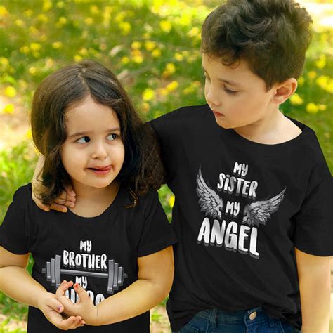 Brother & Sister Matching Tees by Bonorganik