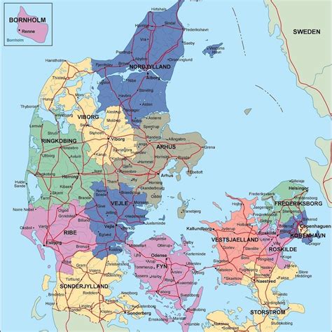 Map Where Is Denmark at Sandra Zimmerman blog