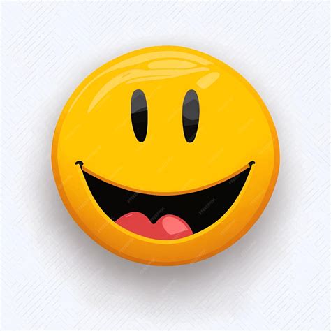 Premium Vector | Smiling face emoji or emoticon icon with happy eyes vector illustration