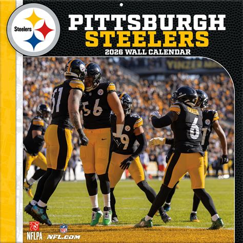 NFL Pittsburgh Steelers 2026 Wall Calendar