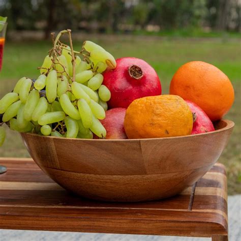Aachman Snack Wooden Bowl 10 inches
