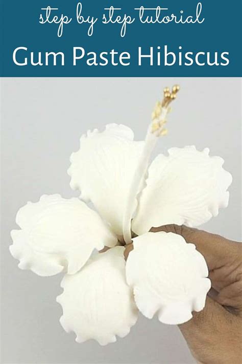 Image result for Gum Paste Hibiscus Flower Tutorial