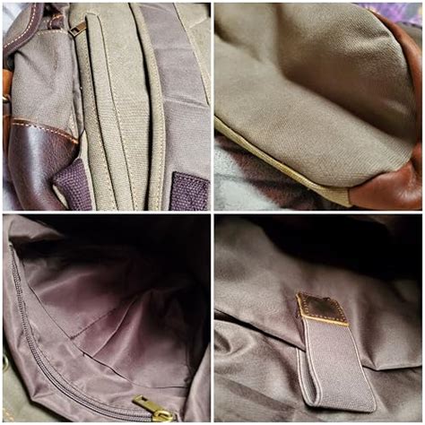 Buy BRASS TACKS Leathercraft Vintage Waterproof Waxed Canvas Leather ...
