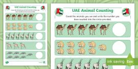 UAE Animals Counting to 10 Posters (teacher made) - Twinkl