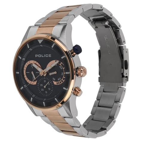 Buy Online Police Quartz Multifunction Blue Dial Stainless Steel Strap ...