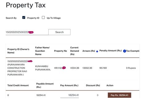 Property Tax Online Payment Guide