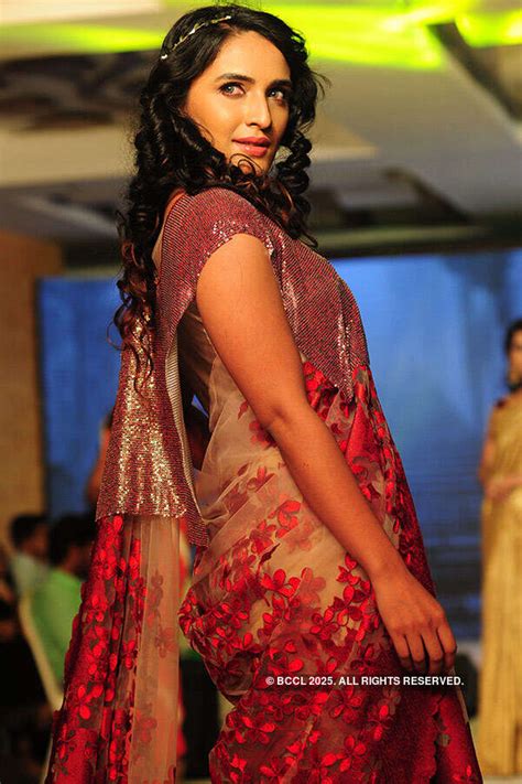 Aleena Catherin walks the ramp during the 5th edition of International ...