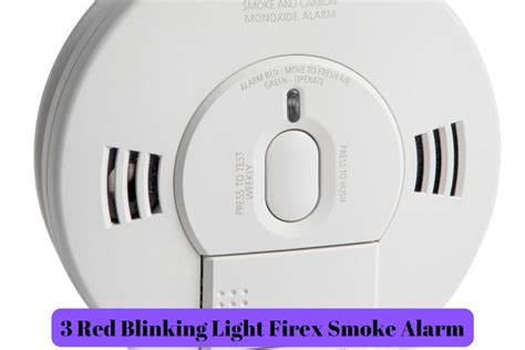 Fire Alarm Keeps Blinking Red at Heather Kushner blog