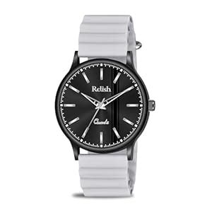 Buy Relish RS5 Pro Antique Grey Silicone Strap Analog Watch Men Boys ...