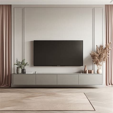 BHS Interio Classic TV Unit Wall Paneling with Wall Trims – Beawar Home ...