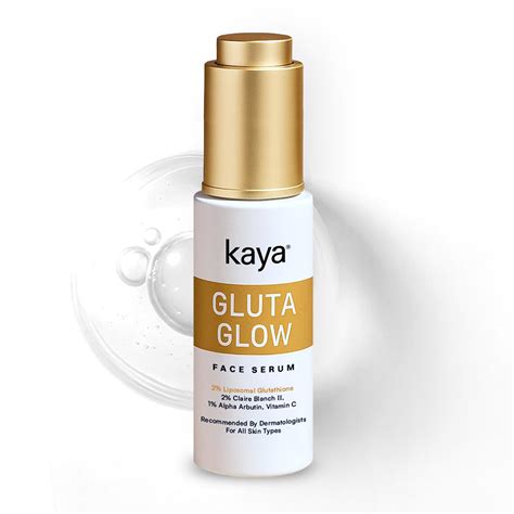 Kaya Gluta Glow Face Serum | Liposomal Glutathione, Niacinamide, Alpha ...
