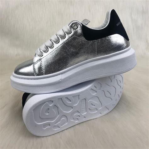 Alexander McQueen Spor Ayakkabi Sneaker silver - Çanta Nişantaşı