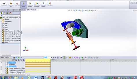 Image result for Spring On SolidWorks Motion Simulation