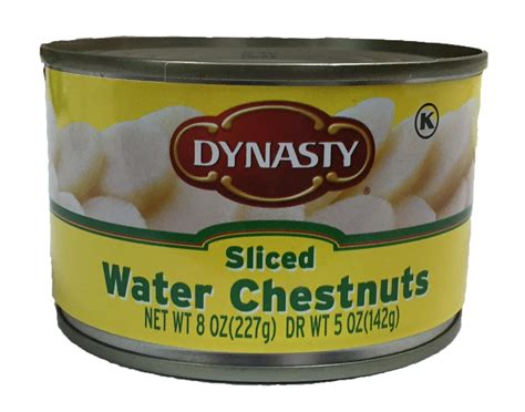 Dynasty Kosher Canned Water Chestnuts 8oz (Sliced) - 2 Pack | Buy Now ...