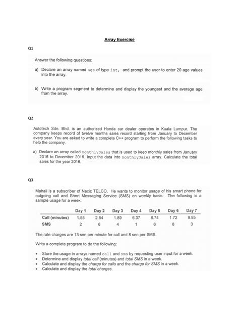 Image result for Array Problem Solving