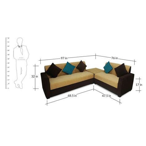 Bantia Phonex L Type Fabric Sofa