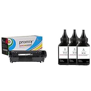 proffisy 12A Toner Cartridge Easy Refill, 12A Cartridge with 3PCS 12A ...