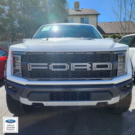 2021-2023 Ford Raptor Grille Letter Outline Decals - Rocky Mountain Graphics