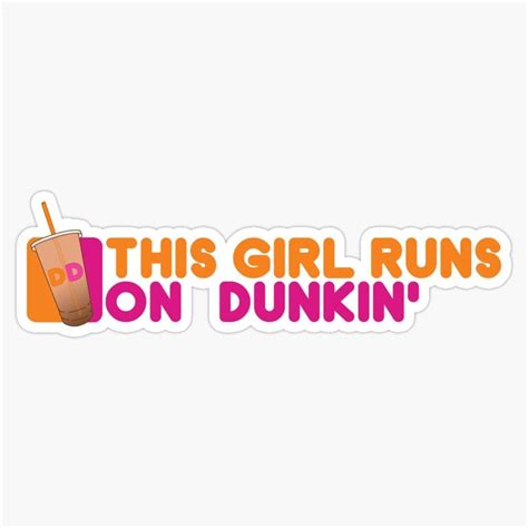 Dunkin' Sticker Vinyl Decal for Girl Runners India | Ubuy