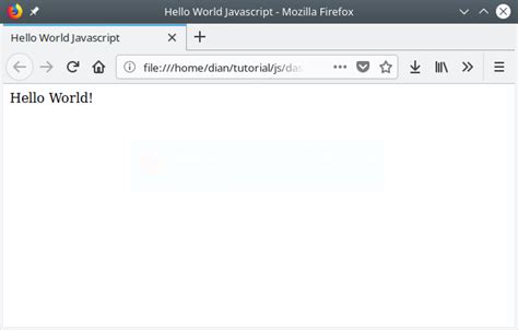 Image result for HelloWorld JavaScript/HTML