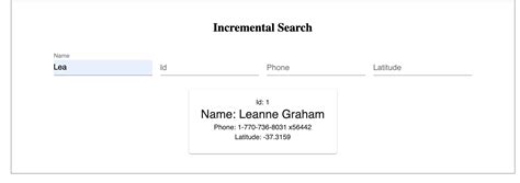 Incremental Search Python 的图像结果
