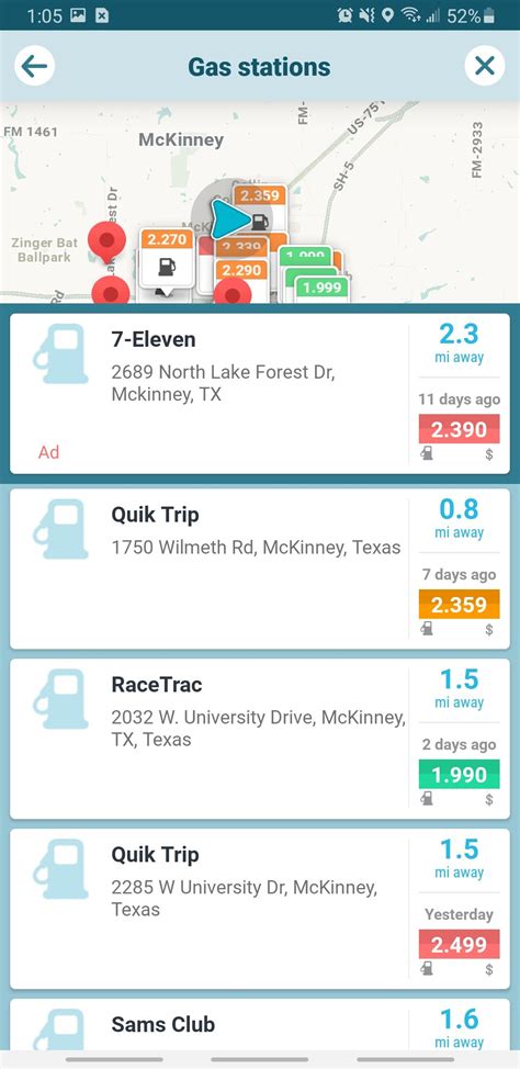 Image result for Gas Price Map App