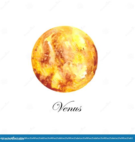 Line Drawing Of Planet Venus