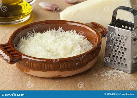Grated Italian Pecorino Romano Cheese Stock Image - Image of romano ...