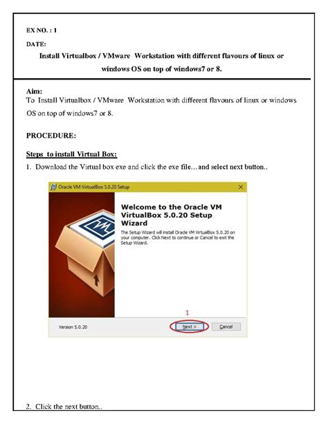 CS8711- Cloud Computing Laboratory - EX NO. : 1 DATE: Install ...