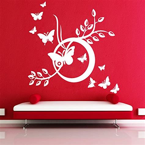 Decor Kafe 'Butterflies Swings' Wall Sticker (PVC Vinyl Film, 91.44 cm ...