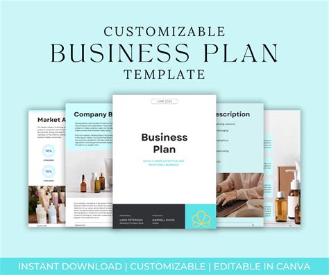 Business Plan Template Free PDF Printable 的图像结果