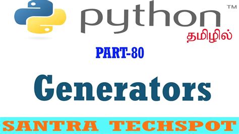 Image result for Generators in Python Tamil