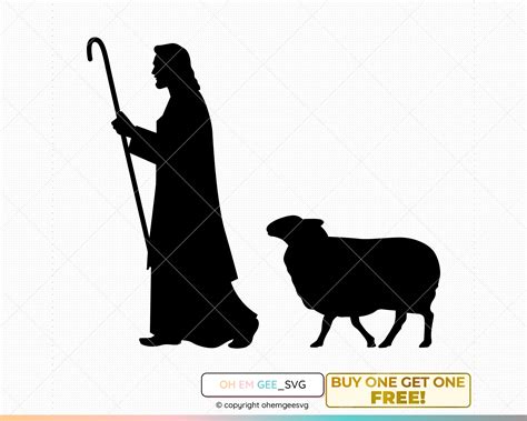 Shepherd Sheep Clipart